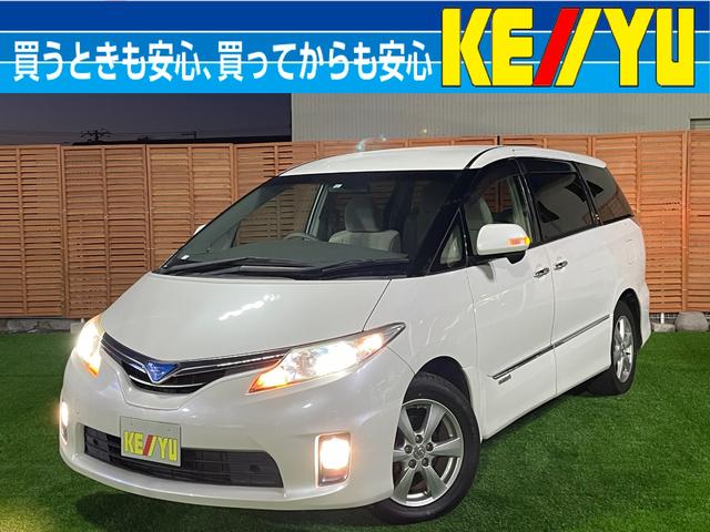 トヨタ エスティマハイブリッド ｘ ４ｗｄ 禁煙車 純正ｈｄｄナビｎｈｚｎ ｗ５９ｇ バックカメラの中古車 グーネット中古車