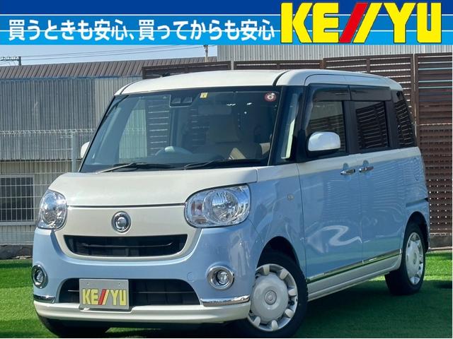 ダイハツ ムーヴキャンバス Ｘリミテッドメイクアップ　ＳＡＩＩＩ　４ＷＤ　社外メモリーナビ　両側電動スライドドア　スマートアシスト３搭載　バックカメラ　レーンアシスト　オートハイビーム　プッシュスタート　ハロゲンライト　フォグ　フルセグ　ＢＬＵＥＴＯＯＴＨ　禁煙車