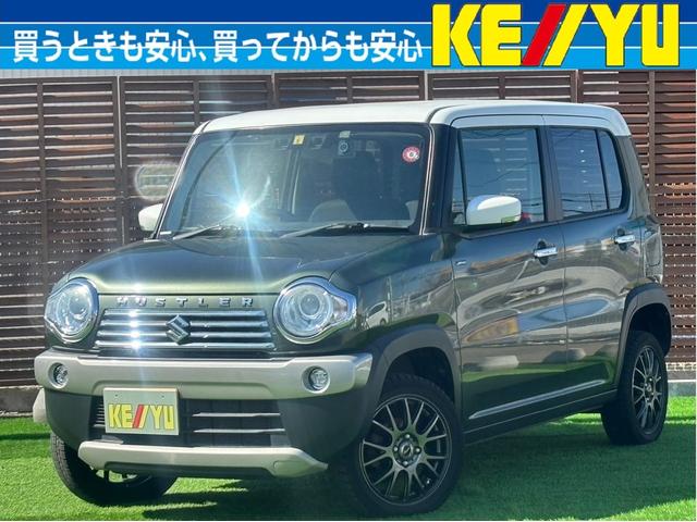 スズキ ハスラー ＪスタイルＩＩターボ　４ＷＤ　ハーフレザーシート　衝突被害軽減ブレーキ