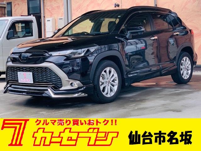 カローラクロスモデリスタサイドスカート 助手席前後、運転席