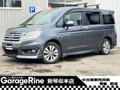 ステップワゴンスパーダ Z インターナビセレクション 1年距離無制限保証付・両側パワスラ・ナビ・フリップダウンモニター・ETC・Bカメラ・HID 中古車画像