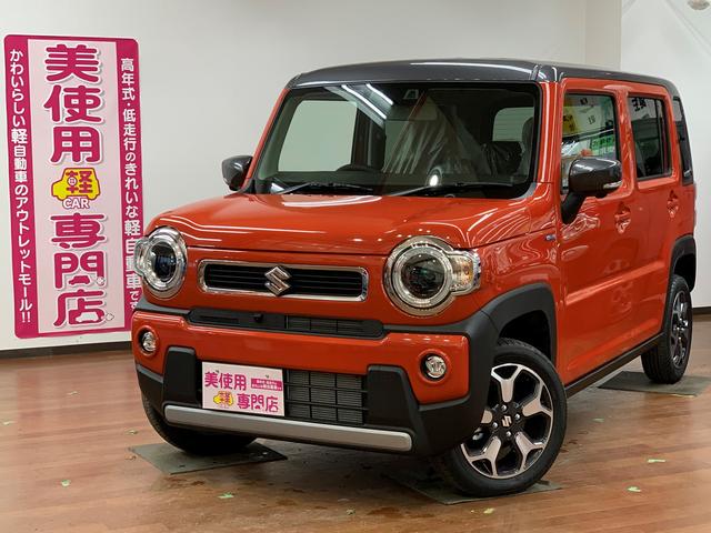 ハイブリッドX 4WD プッシュスタート スズキセーフティーサポート 全方位モニター付き 衝突軽減ブレーキ 障害物センサー 盗難防止装置 アルミホイール(1枚目)