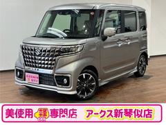 スズキ　スペーシアカスタム　　４ＷＤ　衝突軽減ブレーキシステム　シートヒーター