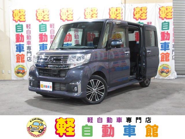 車検付‼️走行12万‼️375後期タントカスタム‼️ナビ TV パワスラドア ETC