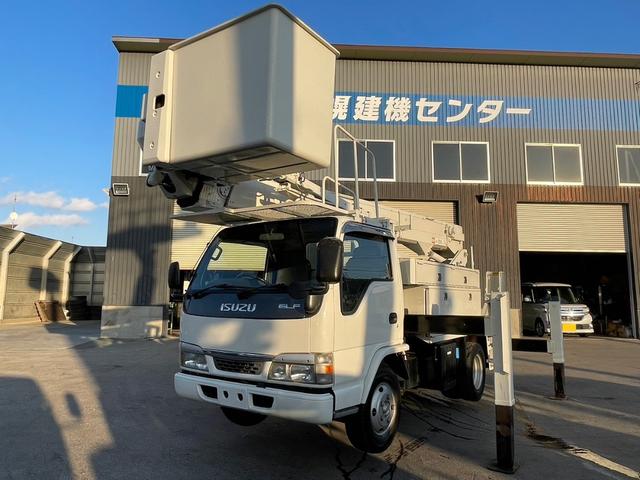 いすゞ エルフトラック １５ｍ高所作業車 ＦＲＰバケット 229.0万円