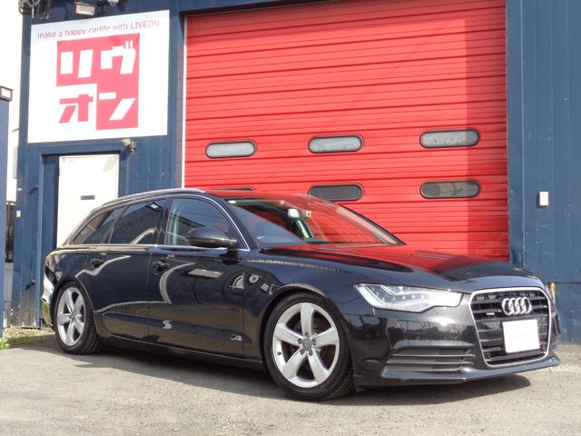 アウディ Ａ６アバント ２．８ＦＳＩクワトロ　４ＷＤ　黒本革シート　ＬＥＤライト