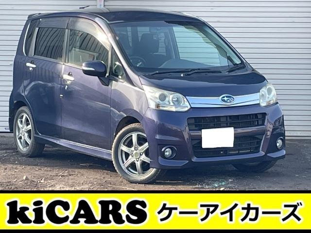 ステラ(スバル) カスタムＲＳ　検２年含　４ＷＤ　スタッドレスタイヤ　エンスタ　前後ドラレコ　ナビ（ワンセグ） 中古車画像