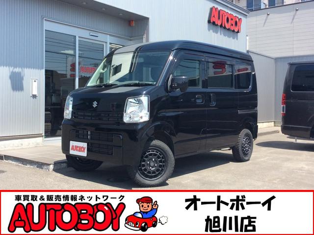 エブリイ ジョイン　４ＷＤ　パートタイム４ＷＤ　リアヒーター　キーレス　ベッドキッド　７インチメモリナビ　フルセグＴＶ　Ｂｌｕｅｔｏｏｔｈ　ＣＤ／ＤＶＤ　ＦＭ／ＡＭ　ＡＵＸ　社外タコメーター　電動格納ミラー（1枚目）