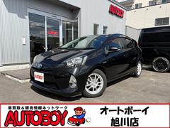 アクア S ハイブリッド プッシュスタート スマートキー エンジンスターター 7インチ純正ナビ フルセグTV Bluetooth CD/DVD FM/AM 中古車画像