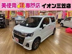 スズキ　ワゴンＲカスタムＺ　ハイブリッドＺＸ　アップグレードパッケージ装着車　４ＷＤ　ローン通過実績