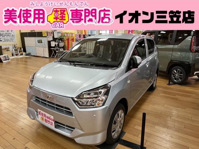 ダイハツ ミライース Ｘ　リミテッドＳＡＩＩＩ　４ＷＤ　ローン通過実績　スマートアシスト　バックカメラ　ＬＥＤヘッドライト　アイドリングストップ　キーレス　ブライトシルバーメタリック　１４インチ純正ホイールキャップ