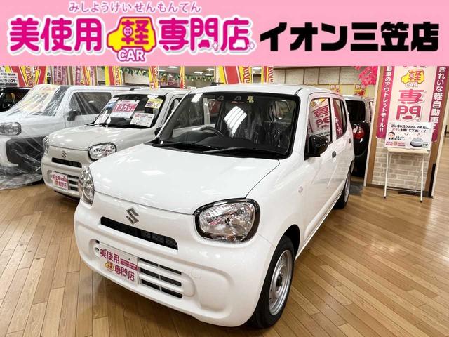 スズキ アルト Ａ　４ＷＤ　キーレス　シートヒーター　セーフティサポート　アイドリングストップ　スペリアホワイト　純正ホイール　オーディオレス