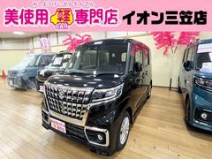 スズキ　スペーシアカスタム　ハイブリッドＧＳ　４ＷＤ　デュアルカメラブレーキサポート　ＬＥＤヘッドライト