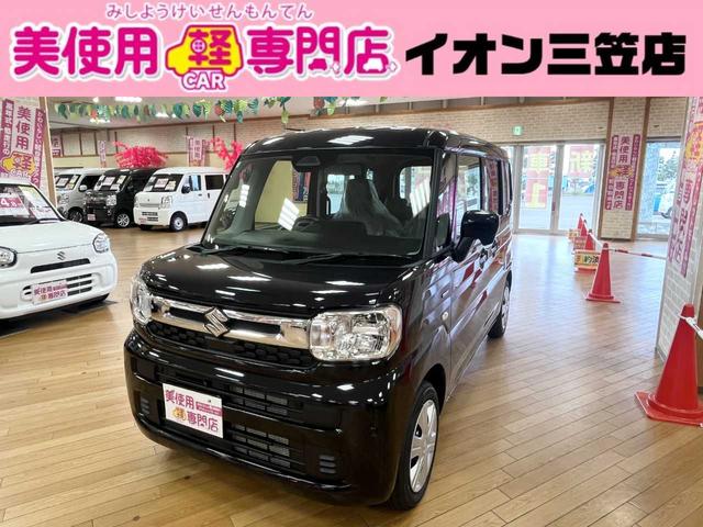ハイブリッドＸ　４ＷＤ　届出済未使用車　全方位モニター付きメモリーナビゲーション　ＬＥＤライト　ＬＥＤフォグランプ　両側電動スライドドア　プッシュスタート　シートヒーター　アイドリングストップ