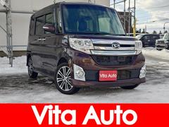 タント カスタムRS SA 4WD メモリーナビ フルセグTV リアカメラ スマートキー LEDヘッドライト 衝突軽減ブレーキ 両側パワスラ Bluetooth 純正15インチアルミ 中古車画像