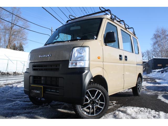 スズキ エブリイｐａ ルーフキャリア ナビ カーキ全塗装車 トヨタ純正色４ｖ６ ５ｍｔ リフトアップ仕様 ｌｅｄヘッドライトの中古車 車体価格118万円 14 平成26 年式 走行9 3万キロ 車体色カーキ 北海道旭川市パルプ町８８２番地１ ｃａｒ ｓｈｏｐ