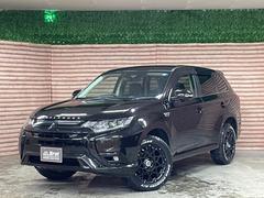 三菱　アウトランダーＰＨＥＶ　　１インチリフトアップ　ＢＲＵＴミルドサテンブラック１８インチホイール　ＴＯＹＯオープンカントリーＲ