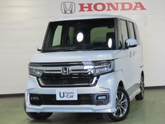 N-BOXカスタム L ホンダセンシング・純正ナビ・リアカメラ・4WD・純正エンスタ ETC 両側スライド・片側電動 アルミホイール フルセグ シートヒーター オートクルーズコントロール アイドリングストップ USB入力端子 中古車画像