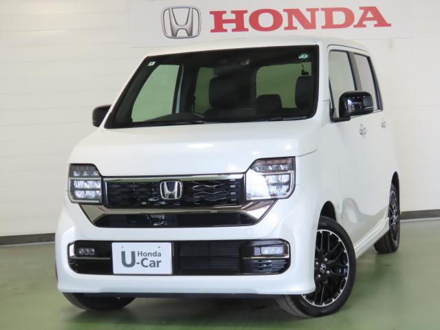 Ｎ－ＷＧＮカスタム Ｌ・ターボ　当社試乗車　純正ナビ　夏冬タイヤ付　ＴＶフル　リアカメラ　ＥＴＣ（1枚目）