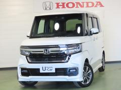 N-BOXカスタム L 車検整備付 純正ナビ 前後ドラレコ TVフル リアカメラ 4WD 両側スライド・片側電動 アルミホイール シートヒーター オートクルーズコントロール DVD再生 アイドリングストップ USB入力端子 中古車画像