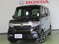 N-BOXカスタム G・Lホンダセンシング 車検整備付 純正ナビ 夏冬タイヤ付 TVフル リアカメラ ETC 4WD 両側スライド・片側電動 シートヒーター オートクルーズコントロール DVD再生 アイドリングストップ USB入力端子 エアコン 中古車画像