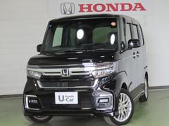 N-BOXカスタム Lターボ 純正ナビ TVフル リアカメラ ETC 4WD 両側電動スライドドア アルミホイール シートヒーター オートクルーズコントロール ターボ アイドリングストップ USB入力端子 衝突防止システム ABS 中古車画像