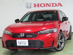 シビック e:HEVEX 当社試乗車 純正コネクトディスプレイナビ 夏冬タイヤ付 前後ドラレコ サンルーフ TVフル EETC バックカメラ アルミホイール シートヒーター オートクルーズコントロール アイドリングストップ 中古車画像