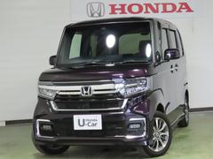 N-BOXカスタム L 純正ナビ TVフル リアカメラ ETC 4WD 両側スライド・片側電動 アルミホイール シートヒーター オートクルーズコントロール アイドリングストップ USB入力端子 衝突防止システム 中古車画像