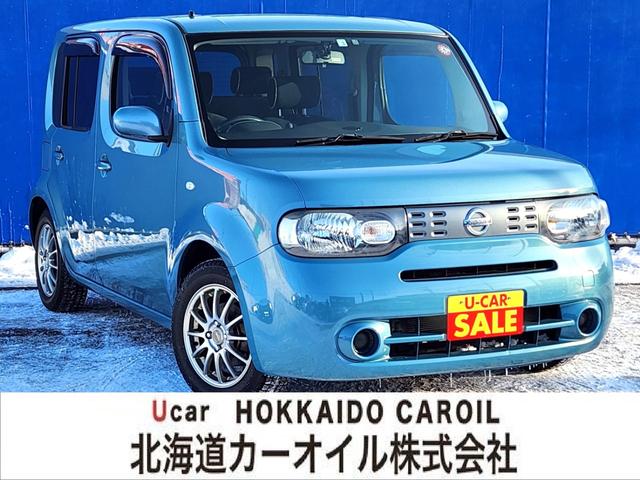 日産 キューブ １５Ｘ　ＦＯＵＲ　インディゴ＋プラズマ　４ＷＤ