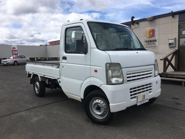 KC農繁 5MT 4WD 車検令和5年4月 寒冷地仕様 クラッチ交換済み 令和3年記録簿 パワステ ゴムマット(1枚目)