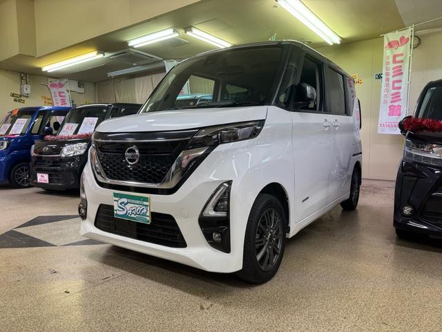 ルークス ハイウェイスター　Ｇターボプロパイロットエディション　４ＷＤ　オプションナビ　両側電動スライド　オートクルーズ　前席シートヒーター（1枚目）