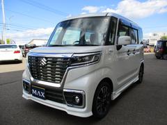 スペーシアカスタム ハイブリッドXSターボ 4WD 純正ナビ・TV・CD・DVD・Bluetooth 全方位モニター 車線逸脱警報・レーダーブレーキ 両側パワースライドドア クルーズコントロール シートヒーター アイドルストップ ドラレコ 中古車画像