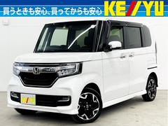 ホンダ　Ｎ−ＢＯＸカスタム　Ｇ　Ｌターボホンダセンシング　４ＷＤ　純正８インチナビ