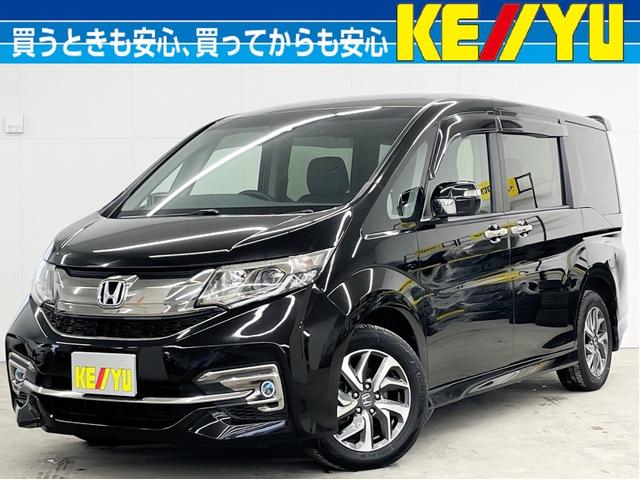 ステップワゴンスパーダ(ホンダ) スパーダ・クールスピリット　４ＷＤ　寒冷地仕様　社外エンジンスターター付　純正９インチナビ　フルセグＴＶ　ＤＶＤ再生 中古車画像