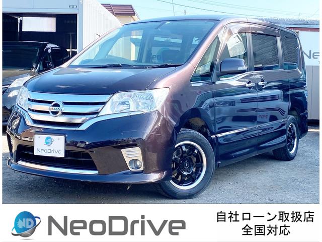 日産 セレナ ハイウェイスター　４ＷＤ　ワンオーナー　ＨＤＤナビ