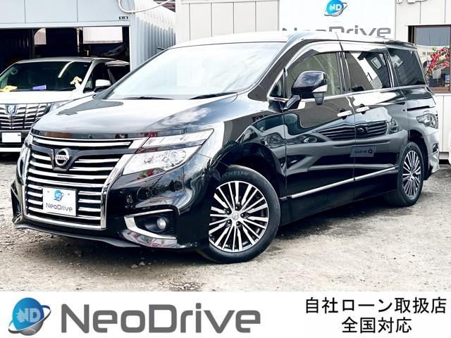 日産 エルグランド ２５０ハイウェイスター　４ＷＤ　本州仕入　寒冷地仕様　両側パワースライドドア　純正８インチナビ　フルセグＴＶ　バックカメラ　後席モニター　ハーフレザーシート　ＬＥＤヘッドライト　ドライヴレコーダー　札幌　函館　北海道