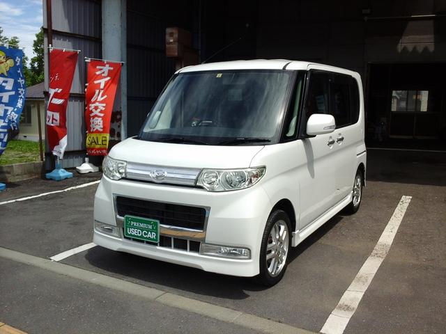 カスタムX 4WD 4AT ナビ テレビ キーフリー 左後スライドドア エンジンスターター(1枚目)