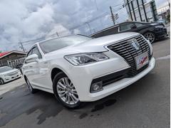 クラウンハイブリッド ロイヤルサルーン 4WD Four ワンオーナー Wパワーシート シートヒーター&クーラー メーカーHDDナビ フルセグTV バックカメラ クルーズコントロール ETC 障害物センサー 横滑り防止機能 中古車画像