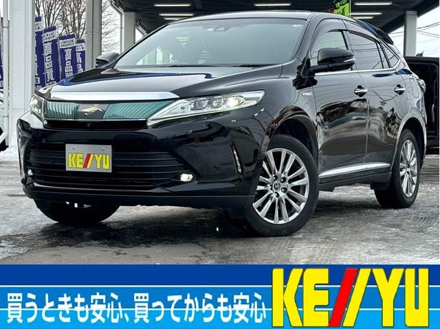 ハリアーハイブリッド プレミアム　メタル　アンド　レザーパッケージ　４ＷＤ　後期型　サンルーフ　ＪＢＬサウンド　ヒーターベンチレーション付き電動黒革シート　全方位モニター　純正９型ナビ　地デジＴＶ　Ｂｌｕｅｔｏｏｔｈ　レーダークルーズ　ＥＴＣ　　コーナーセンサー　禁煙