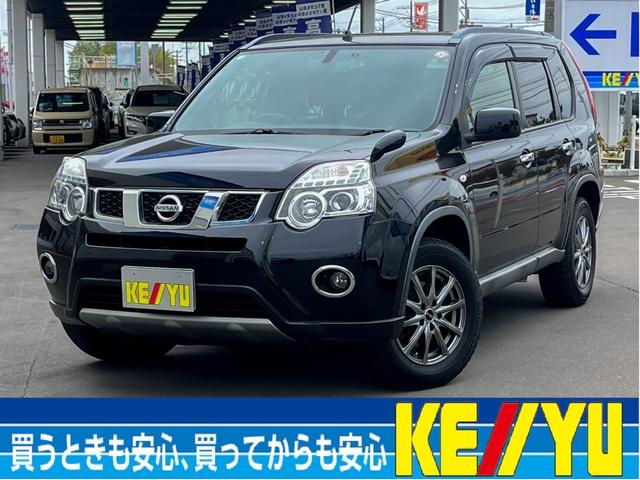 日産 エクストレイル ２０Ｘｔｔ　後期型　切替４ＷＤ　【前後アンダーガーニッシュ・リアスポイラー】社外メモリーナビ　地デジＴＶ　Ｂｌｕｅｔｏｏｔｈ　バックカメラ　クルーズコントロール　前後席シートヒーター　エンジンスターター　ＥＴＣ　オートＨＩＤライト