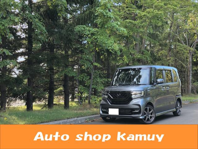 ホンダ Ｎ－ＢＯＸカスタム Ｇ・Ｌターボホンダセンシング　ブラッククロームパッケージ／４ＷＤ／ＥＮＫＥＩ１６インチ／クラッツィオシートカバー／両側パワスラ／純正アルミＡＷ／社外ナビ／バックカメラ／フルセグＴＶ／Ｂｌｕｅｔｏｏｔｈ／レーダークルーズ