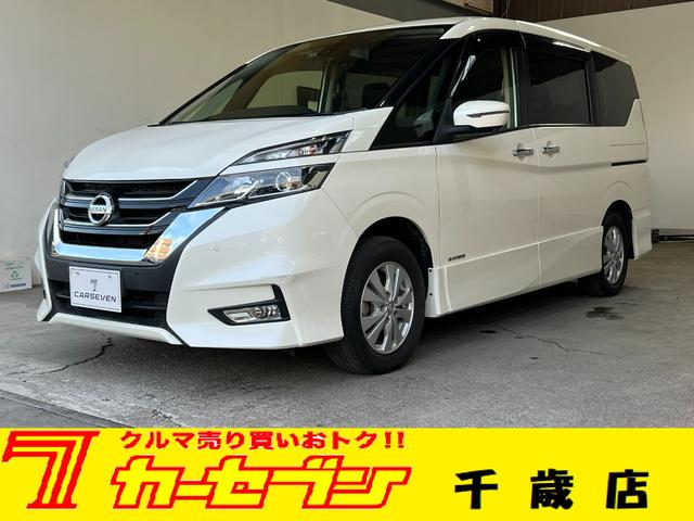 日産 セレナ ハイウェイスター　ＶセレクションＩＩ　４ＷＤ　寒冷地仕様　夏冬タイヤ付き　プロパイロット　純正ナビ　全方位カメラ　フルセグ　純正エンスタ　クルコン　両側電動スライドドア　ＬＥＤヘッドライト　フロントフォグ　スペアキー　取説　メンテ