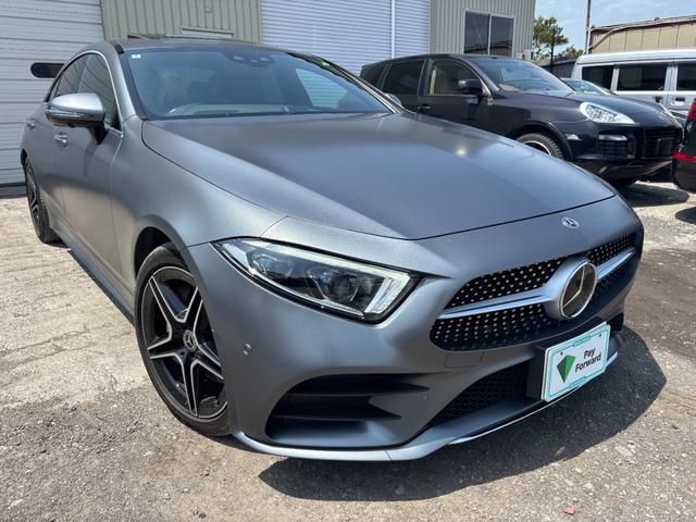 ＣＬＳ４５０　４マチック　スポーツ　ＣＬＳ４５０　４マチック　スポーツ（５名）サンルーフ　純正マットグレー　パワーバックドア　３６０°モニター　ヘッドアップディスプレイ　ブルメスターサウンド　ＬＥＤヘッドライト　黒革シート　エアーシート