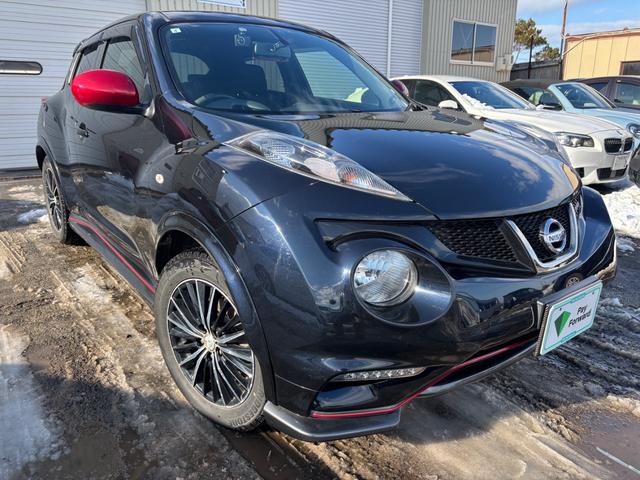 ジューク(日産) ニスモ　夏冬タイヤ　スマートキー　地デジ　Ｂｌｕｅｔｏｏｔｈ　バックモニター　ＥＴＣ　純正エンジンスターター 中古車画像