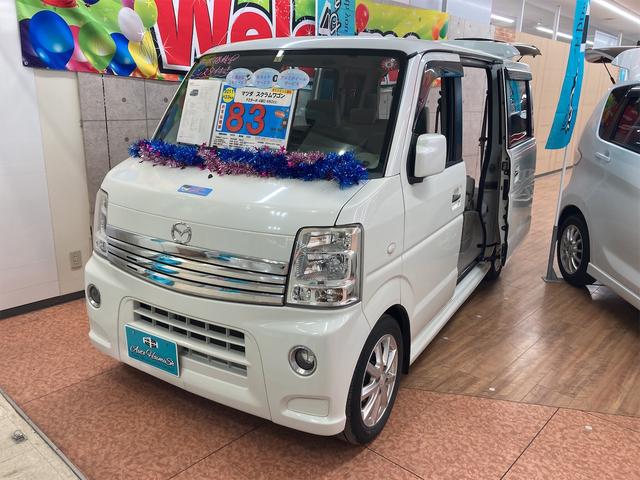 ＰＺターボ　４ＷＤ　両側スライド・片側電動　ＨＩＤ　キーレスエントリー　電動格納ミラー　シートヒーター　ターボ　ＡＴ　盗難防止システム　ＡＢＳ　アルミホイール　衝突安全ボディ　エアコン　パワーステアリング