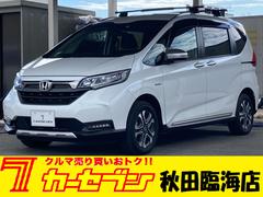 ホンダ　フリード＋ハイブリッド　ハイブリッド　クロスターホンダセンシング　純正Ｂｌｕｅｔｏｏｔｈ対応ナビ　両側電動スライドドア