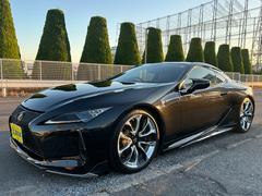 LC LC500h Sパッケージ Goo鑑定車 保証付 禁煙車 モデリスタエアロ マークレビンソン    セキュリティ ミラー型ドラレコ ETC2.0 TVキット DVD Bluetooth ダウンサス(純正有)電動トランクスポイラー 中古車画像