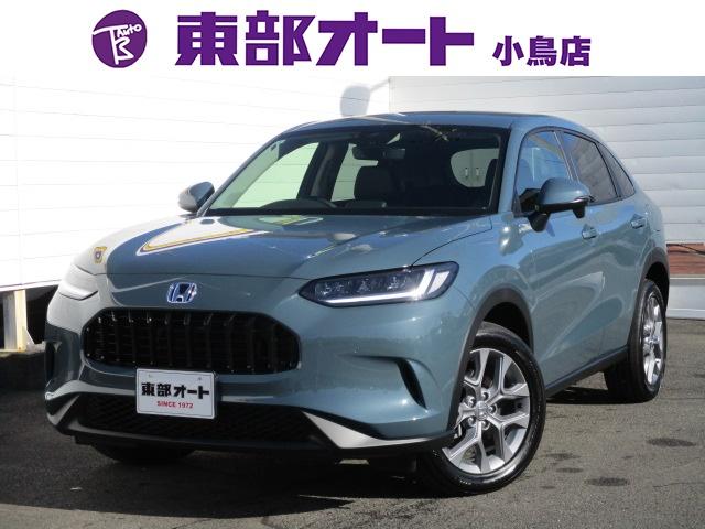 ZR-V（ホンダ）ｅ：ＨＥＶ　Ｘ　４ＷＤ　ホンダセンシング　スマートキー　ブラインドスポットモニター　クリアランスソナー　レーダークルーズ　パワーバックドア　ＬＥＤヘッドライト　ハーフレザーシート　シートヒーター　バックカメラ 中古車画像