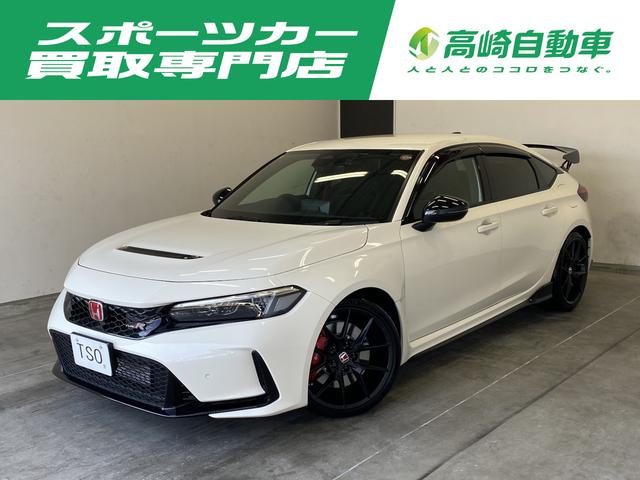 シビック(ホンダ) タイプＲ　レーシングブラックパッケージ　純正ＭＴ　ワンオーナー　禁煙車　純正ドライブレコーダー　純正フロアマット　純正ラゲッジマット　純正センターコンソールボックス＆ドリンクホルダーイルミネーション　純正フットライト＆シートアンダーライト 中古車画像