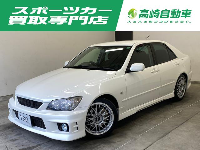 アルテッツァ(トヨタ) ＲＳ２００　Ｚエディション　純正ＭＴ　ＴＲＤサスペンション　純正オプションＢＢＳ製ホイール　純正ＯＰネオカスタマイズバンパー　純正ＯＰサイドステップ　純正ＯＰリアアンダースポイラー　純正ＯＰフロアマット　ナビ　ＴＶ 中古車画像